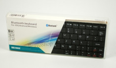 Tastatura Bluetooth Wireless pentru telefoane, tablete, (iPhone, iPad, Samsung, Android) - Dimensiuni reduse - Ultra Slim foto