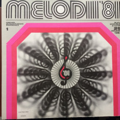 melodii '81 selectiuni vol. 1 disc vinyl lp muzica usoara slagare EDE 02030 VG+