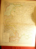 Harta Rusia Occidentala &amp; Romania 1906, Hachette, Erhard, Schrader, Prudent, Anthoine - Harta Veche
