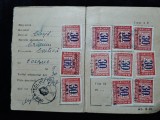 CARNET DE ABONAT RADIO - CLUJ ANUL 1968 - TIMBRE FISCALE