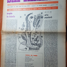 ziarul saptamana 30 iunie 1978-art."trepte de istorie" de corneliu vadim tudor