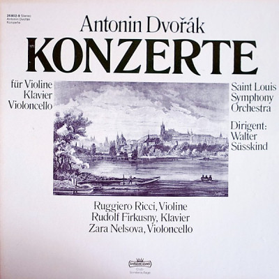 DVORAK - Konzerte fur Violine, Klavier, Violloncello (3 discuri vinil) foto