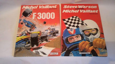 2 carti benzi desenate franceza, jean Graton, Michael Vaillant F3000 si Warson.. foto