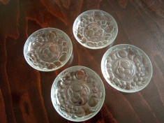 Set patru boluri de cristal sau semicristal marcaj Italia foto