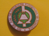 Insigna aniversara 50 de ani (1933-1983) de Cercetare Forestiera in ROMANIA