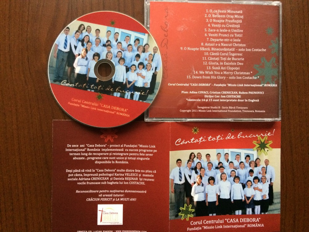 Cantati toti de bucurie corul centrului casa debora cd disc muzica  sarbatori cor | Okazii.ro