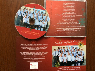 cantati toti de bucurie corul centrului casa debora cd disc muzica sarbatori cor foto