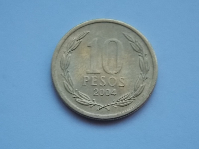 10 PESOS 2004 CHILE