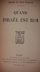 JEROME ET JEAN THARAUD ? QUAND ISRAEL EST ROI foto