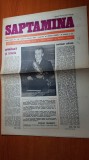 ziarul saptamana 2 aprilie 1982- juramantul lui ceausescu si centenar parvan
