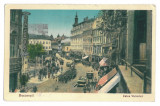 1837 - BUCURESTI, Victoriei street - old postcard - used - 1928, Circulata, Printata