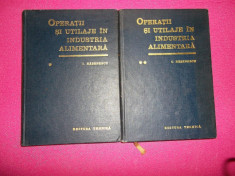 Operatii si utilaje in industria alimentara 1972 foto