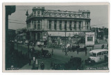 3944 - BUCURESTI, C.C.A. old cars, Market - old postcard, real PHOTO - unused, Necirculata, Fotografie