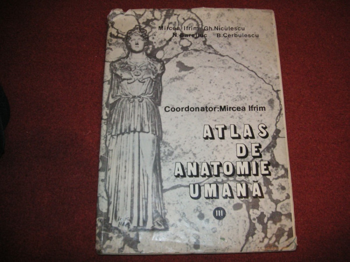 ATLAS DE ANATOMIE (vol. lll) - MIRCEA IFRIM