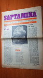 Ziarul saptamana 6 ianuarie 1978-art.&quot;pace si belsug&quot; de corneliu vadim tudor