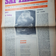 ziarul saptamana 6 ianuarie 1978-art."pace si belsug" de corneliu vadim tudor
