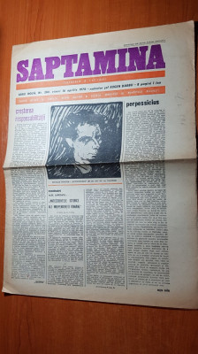 ziarul saptamana 16 aprilie 1976-90 de ani de la nasterea lui nicolae tonitza foto