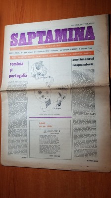 ziarul saptamana 31 octombrie 1975 foto