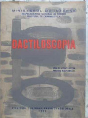 Dactiloscopia (criminalistica) - Ion R. Constantin, M. Radulescu ,411865 foto