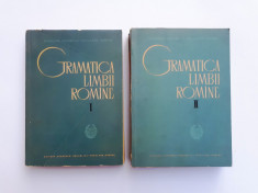 GRAMATICA LIMBII ROMANE ^ EDITURA ACADEMIEI = AN 1963 = 2 VOLUME foto