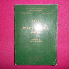 CODUL DE PROCEDURA PENALA ADNOTAT - VASILE PAPADOPOL volumul 2