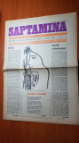 Ziarul saptamana 18 martie 1977-articole despre cutremulrul din 4 martie