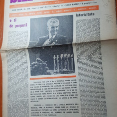 ziarul saptamana 13 mai 1977- cuvantarea lui ceausescu