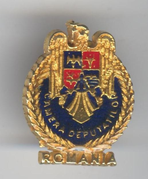 CAMERA DEPUTATILOR ROMANIA, insigna email RARA & SUPERBA | arhiva Okazii.ro