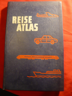 Reise Atlas -1980 -Ghid Auto Turistic DDR ,Cehoslovacia ,Polonia ,Romania foto