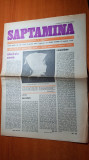 Ziarul saptamana 8 aprilie 1977-art.&quot; adevarata omenire&quot; de corneliu vadim tudor