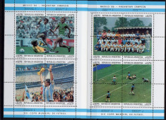 ARGENTINA 1986, Fotbal, Mexic&amp;#039;86, Diego Maradona, Sport, serie neuzata, MNH foto