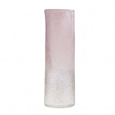 Vaza Sticla Pink-White 13x9x403-70-524-0004 foto