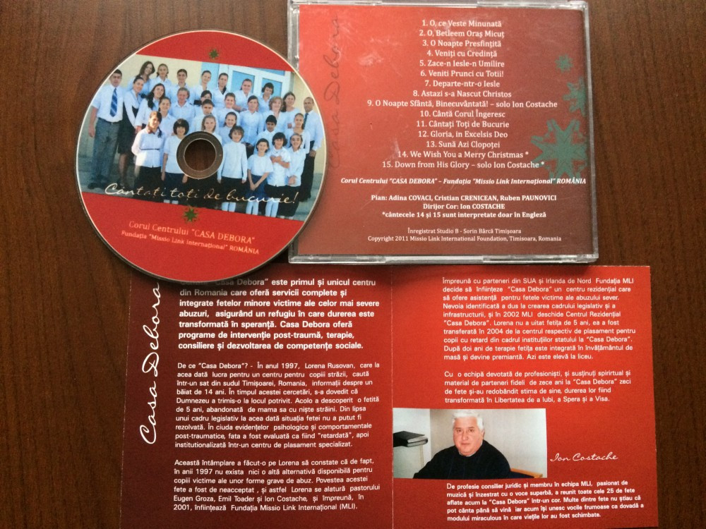 Cantati toti de bucurie corul centrului casa debora cd disc muzica  sarbatori cor | Okazii.ro