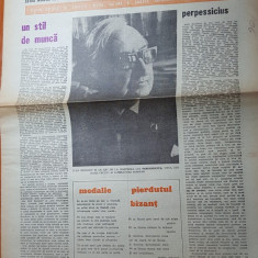 ziarul saptamana 29 octombrie 1976-85 de ani de la nasterea lui perpessicius