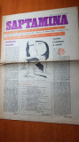 Ziarul saptamana 17 aprilie 1981-poezia &quot;la aniversare &quot; de corneliu vadim tudor