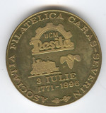 LOCOMOTIVE - MECANICA - Industrie Metalurgica Resita - CETATE DE FOC Medalie