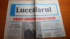 ziarul luceafarul 8 martie 1980-campanie electorala pt ceausescu in ziar foto