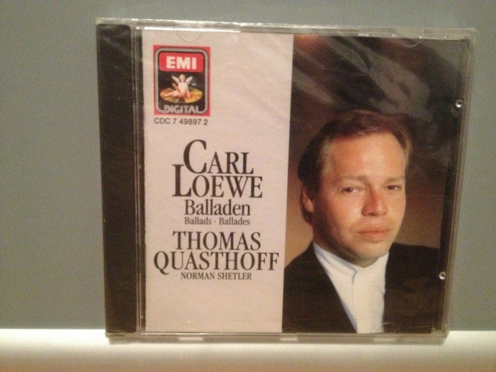 CARL LOEWE - BALLADS -N.SHELTER -piano (1989/EMI/RFG) - CD ORIGINAL/Sigilat/Nou