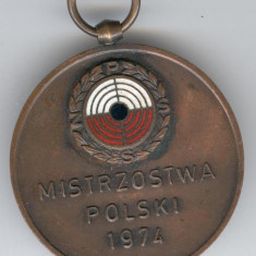 1974 VANATOARE - TIR, Polonia, Medalie bronz - premiu