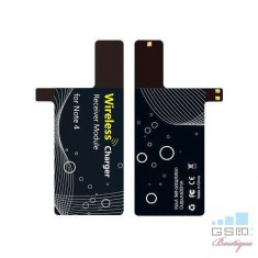 Receptor Sticker Pentru Incarcare Wireless Samsung Galaxy Note 4 N910 foto