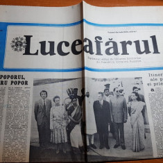 ziarul luceafarul 14 martie 1987-65 ani de la faurirea U.T.C,ceausescu in india