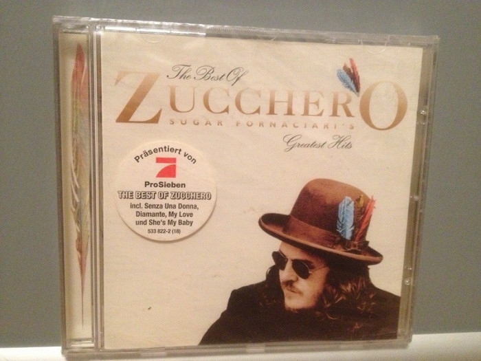 ZUCCHERO - THE BEST OF (1996/POLYDOR/GERMANY) - CD ORIGINAL/NOU/SIGILAT