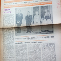 ziarul saptamana 25 iulie 1980-vizita lui ceausescu in franta