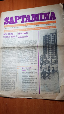 ziarul saptamana 9 august 1974-articolul &amp;quot; directivele congresului &amp;quot; foto