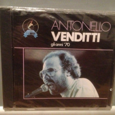 ANTONELLO VENDITTI - GLI ANNI'70 (1992/RCA/ITALY) - CD ORIGINAL/NOU/SIGILAT