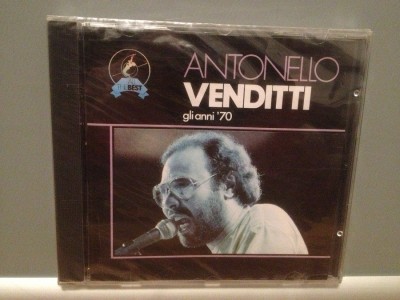 ANTONELLO VENDITTI - GLI ANNI&amp;#039;70 (1992/RCA/ITALY) - CD ORIGINAL/NOU/SIGILAT foto