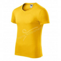 Tricou pentru barbati 3XL SLIM FIT V-NECK foto