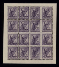 JOCURILE BALCANICE 1948 - MINICOALA DE 16 POSTA AERIANA LP 228 b - MNH foto