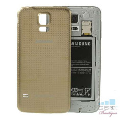 Capac Baterie Spate Samsung Galaxy S5 G900 Auriu foto