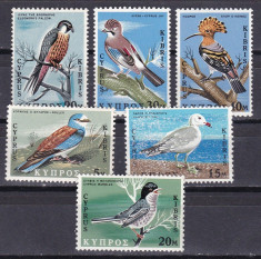 Cipru 1969 fauna pasari MI 322-327 MNH w48 foto